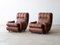 Vintage Italian Tan Lounge Chairs, Set of 2, Image 2
