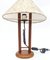 Lámpara de mesa Mid-Century moderna de madera, Imagen 3