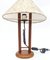 Mid-Century Modern Tischlampe aus Holz 3