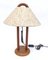 Mid-Century Modern Tischlampe aus Holz 1