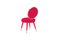 Red Graceful Chair by Royal Stranger, Set of 4 4