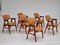 Danish Model 42 Chairs in Leather by Erik Kirkegaard for Høng Stolefabrik, 1960s, Set of 6 3