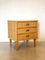 Wood and Wicker Bedside Chest of Drawers, 1970s 4