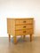 Wood and Wicker Bedside Chest of Drawers, 1970s, Image 4