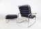 Bauhaus Leather Chair & Ottoman in the Style of Marcel Breuer, Set of 2 2