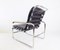 Bauhaus Leather Chair & Ottoman in the Style of Marcel Breuer, Set of 2, Image 11