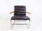 Bauhaus Leather Chair & Ottoman in the Style of Marcel Breuer, Set of 2, Image 8