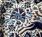 Cenicero Nassos griego vintage de cerámica azul con ciervos y adorno floral de Rodos Ceramics, Imagen 13
