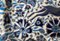 Handgefertigter griechischer Vintage Nassos Blauer Keramik Aschenbecher mit Hirsch und Blumen Ornament von Rodos Ceramics 8