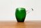 Mid-Century Green Glass Sarvituoppi Bowl with Handle by Sirkku Kumela-Lehtonen for Kumela, Finland, 1960s 1