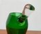 Grüne Mid-Century Sarvituoppi Glasschale mit Griff von Sirkku Kumela-Lehtonen für Kumela, Finnland, 1960er 17