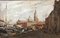 Venedig Landschaft, 1800er, Öl auf Leinwand, gerahmt 7