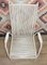 Spaghetti Garden Chair with High Back in White, 1960s 2