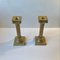 Vintage Corinthian Column Candlesticks in Brass, Set of 2 6