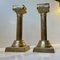 Vintage Corinthian Column Candlesticks in Brass, Set of 2 4