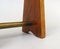 Scandinavian Teak & Brass 5-Fold Candleholder, 1960s 25