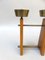 Scandinavian Teak & Brass 5-Fold Candleholder, 1960s 10