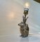 Vintage King Toad Table Lamp in Brass, Image 3