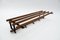 Mid-Century Scandinavian Teak and Brass Coat Rack, 1960s 1