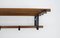 Mid-Century Scandinavian Teak and Brass Coat Rack, 1960s, Image 8