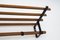 Mid-Century Scandinavian Teak and Brass Coat Rack, 1960s, Image 9