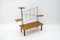 Mid-Century Modern Etagere aus Metall & Holz, 1960er 1