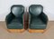 Art Deco Armchairs in Solid Cherry, Early 20th Century, Set of 2 4