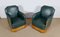 Art Deco Armchairs in Solid Cherry, Early 20th Century, Set of 2, Image 1