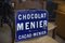 Enameled Chocolat Menier Sign, 1920s 2