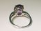 Ring in Gold and Silver with Amethyst and Diamond, Image 7