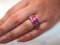Ring in Gold and Silver with Rubies and Diamonds 2