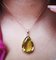 Pear-Shaped Citrine Pendant & Chain, Set of 2 7