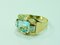 Vintage Aquamarine Ring with Diamonds 5