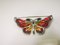 Butterfly Brooch in Gold and Silver with Ruby, Sapphire & Enamel, Image 5