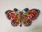 Schmetterling Brosche aus Gold und Silber mit Rubin, Saphir & Emaille 9