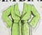 Jim Dine, The Green Coat, 1971, Litografia originale, Immagine 3