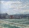 Albert Quizet, Vista de los suburbios de París, 1930, óleo sobre lienzo, enmarcado, Imagen 4