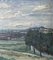 Albert Quizet, Vista de los suburbios de París, 1930, óleo sobre lienzo, enmarcado, Imagen 5