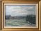 Albert Quizet, View of Paris Suburb, 1930, Oil on Canvas, Framed, Image 1