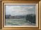 Albert Quizet, Vista de los suburbios de París, 1930, óleo sobre lienzo, enmarcado, Imagen 1