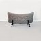 Italian Modern Foliage Sofa in Grey Fabric and Black Iron from Kartell, 2000s 4