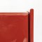 Rot lackiertes italienisches Mid-Century Modern Sideboard aus Massivholz, 1980er 13