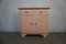 Mid-Century Schrank in Rosa & Beige 1