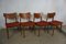 Teak & Oak Dining Chairs by Wilhelm Benze, Set of 4 1