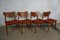Teak & Oak Dining Chairs by Wilhelm Benze, Set of 4, Image 1
