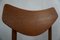 Teak & Oak Dining Chairs by Wilhelm Benze, Set of 4, Image 7