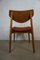 Teak & Oak Dining Chairs by Wilhelm Benze, Set of 4 6