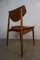 Teak & Oak Dining Chairs by Wilhelm Benze, Set of 4 5