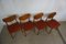 Teak & Oak Dining Chairs by Wilhelm Benze, Set of 4 9
