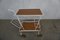 Serving Trolley with Newspaper Tray and Bottle Holder 1